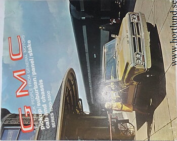 1970 GMC Pickup, Stake, Cab and Chassis Series 1500 - 3500 Broschyr