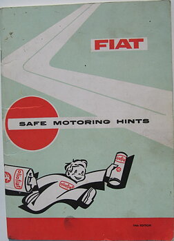 1965 Fiat Safe Motoring Hints