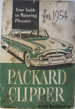 1954 Packard Clipper Owner's Manual