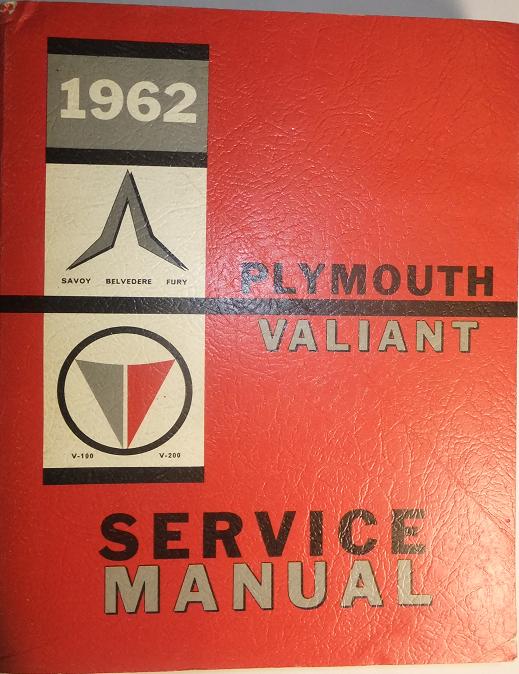 1962 Plymouth & Valiant Service Manual