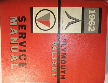 1962 Plymouth & Valiant Service Manual