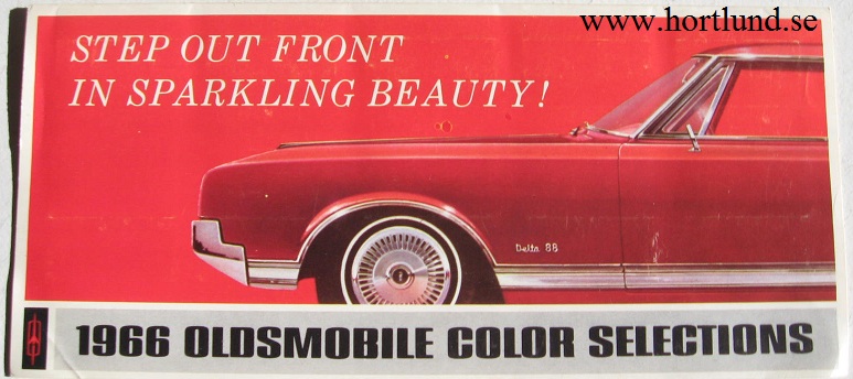 1966 Oldsmobile Lackkarta alla modeller