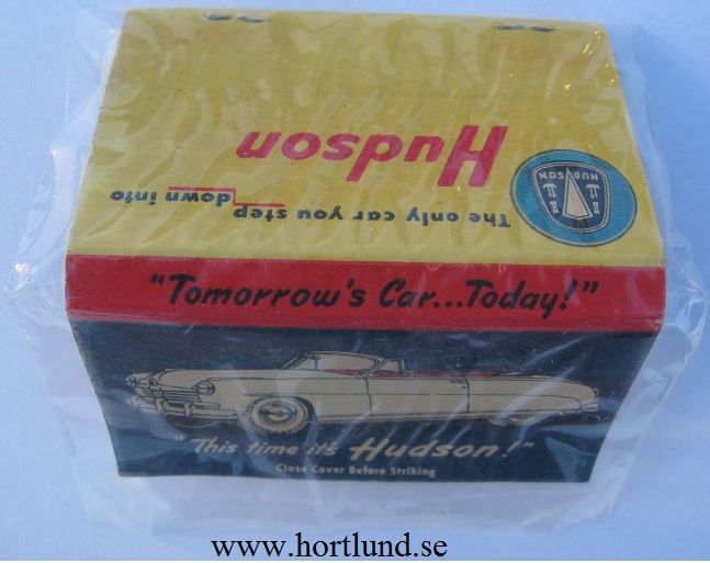 1948 Hudson tändstickor reklam - 3