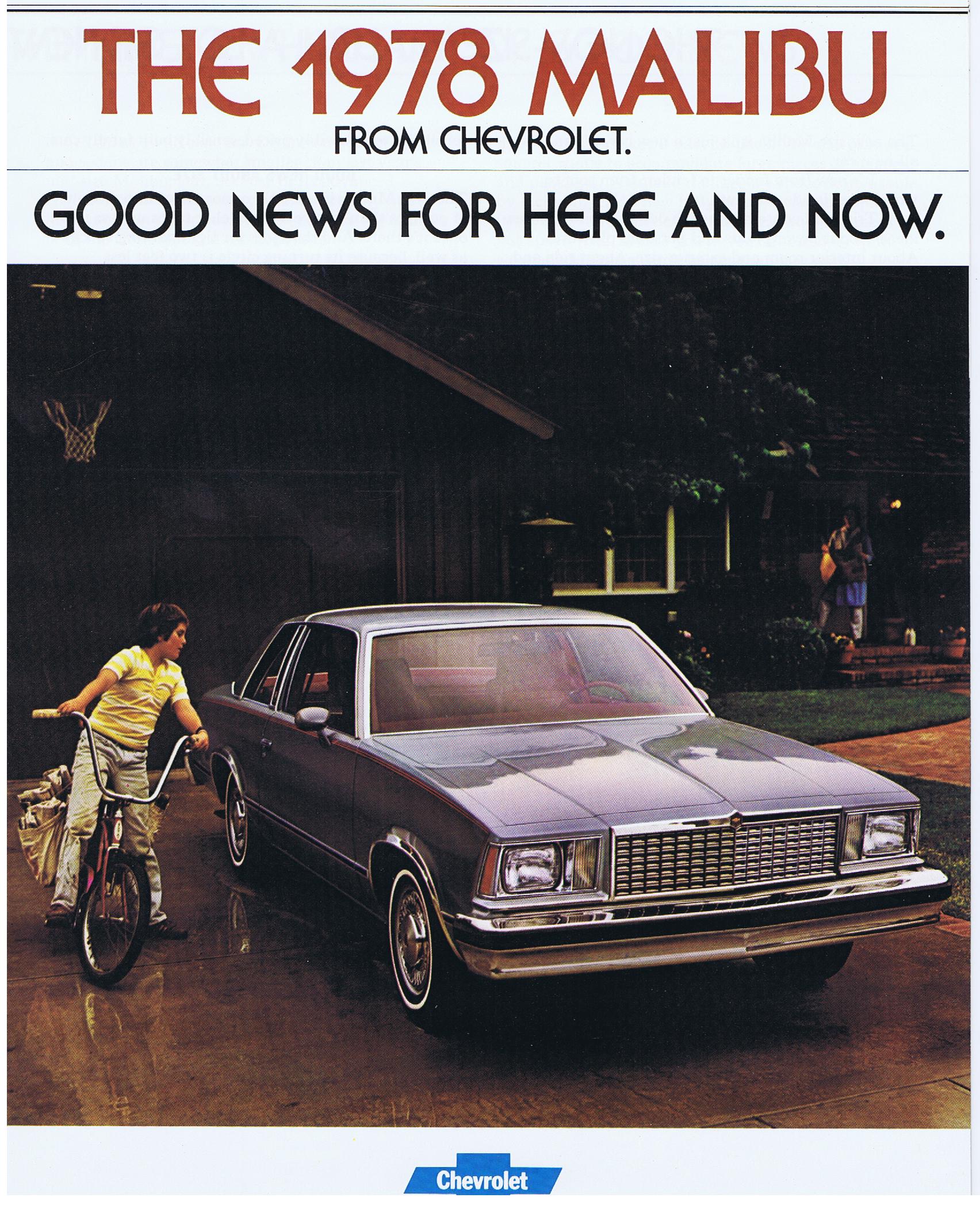 1978 Chevrolet Malibu Broschyr