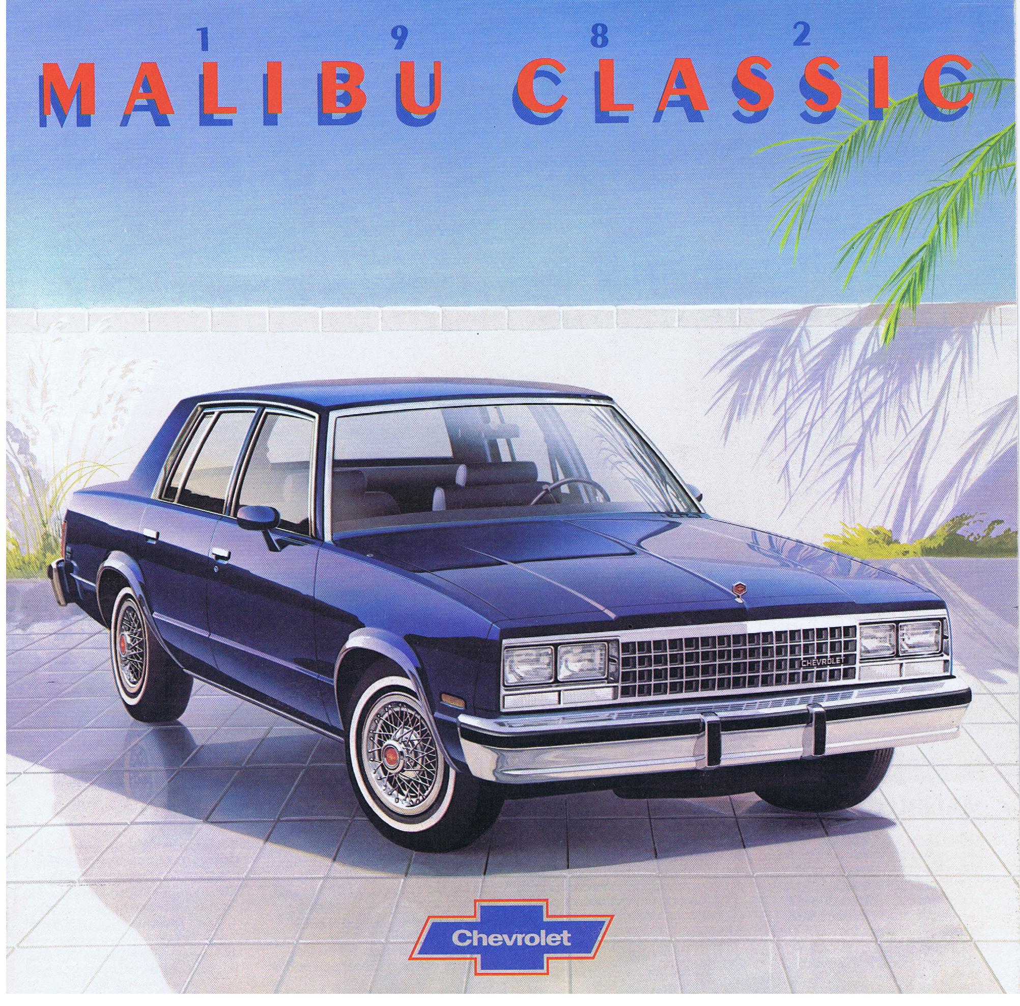 1982 Chevrolet Malibu Classic Broschyr