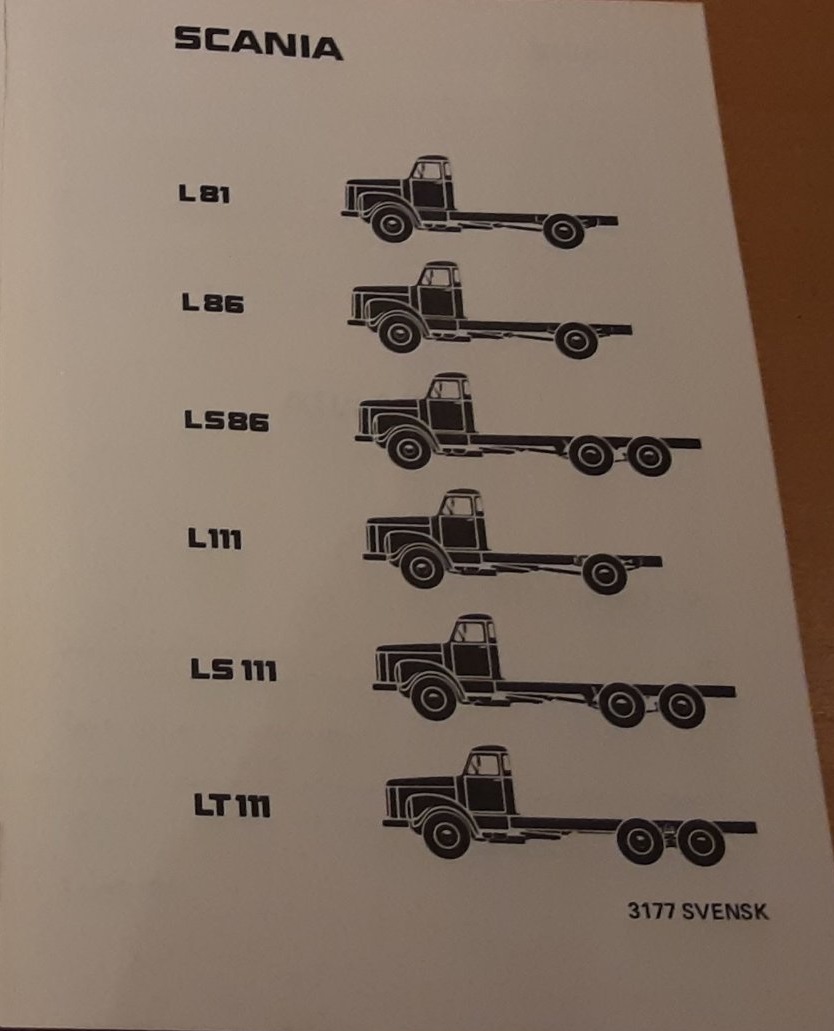 1978 Scania L 81, L 86, L 111 Instruktionsbok - 2