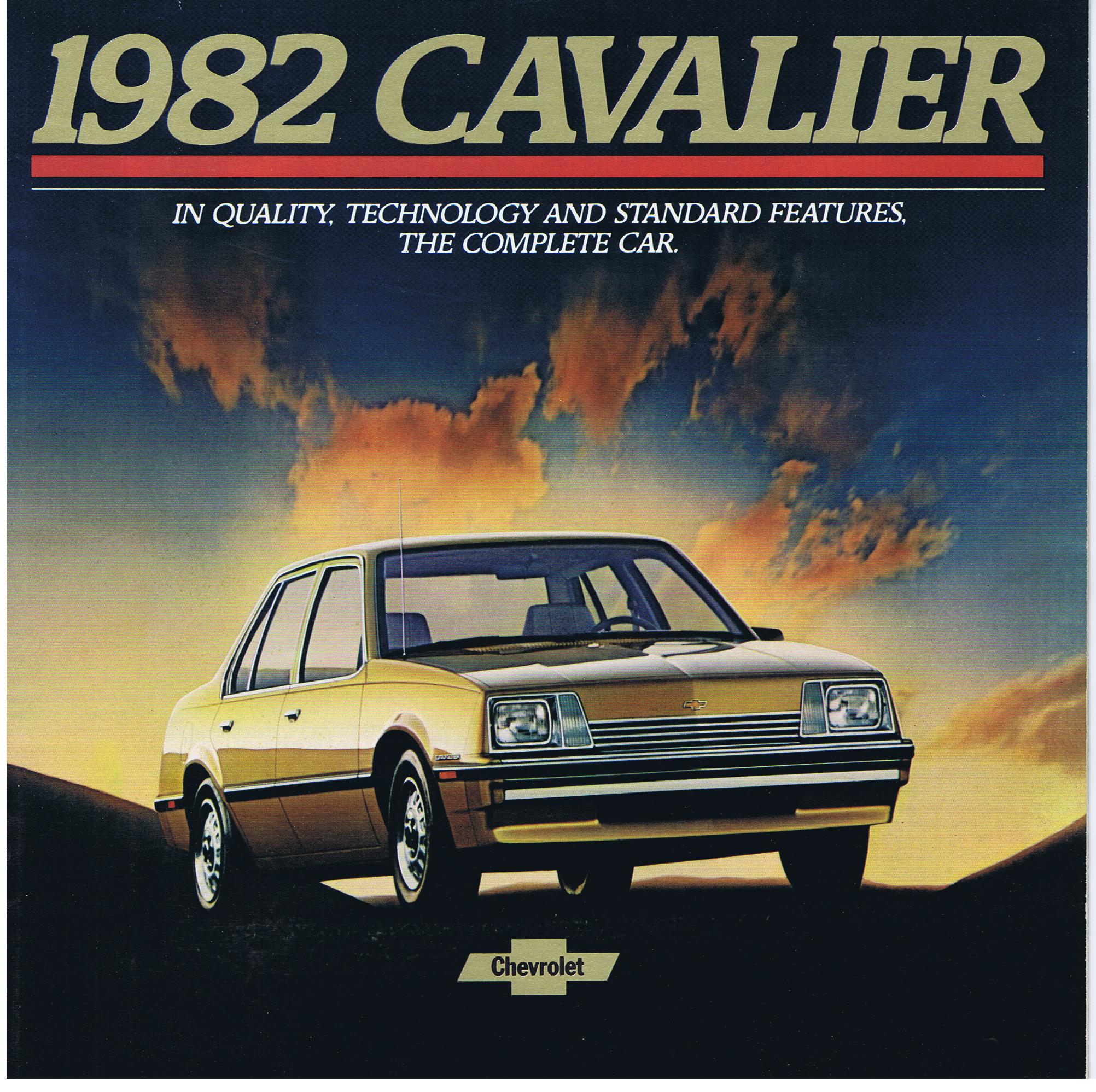 1982 Chevrolet Cavalier Broschyr