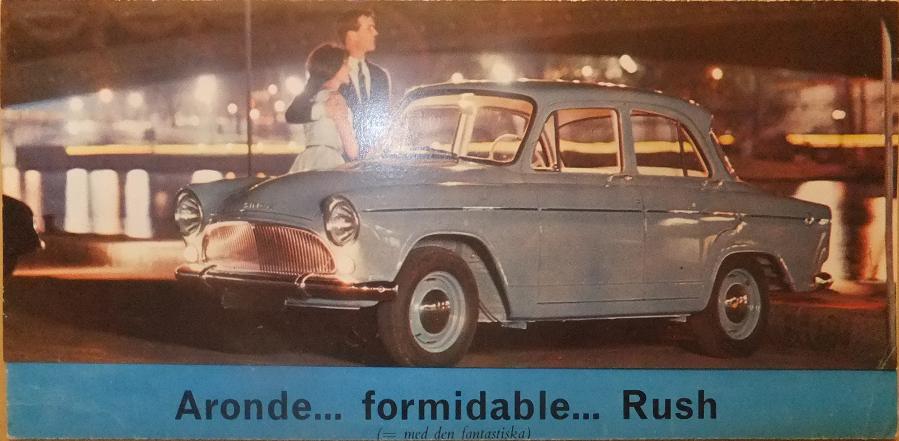 1961 Simca Aronde broschyr svensk
