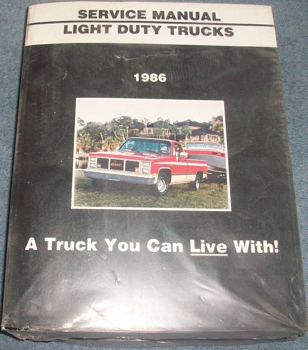 1986 GMC Light Duty Trucks Service Manual