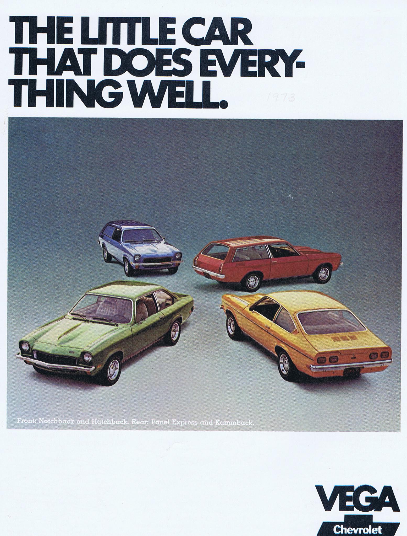 1973 Chevrolet Vega Broschyr