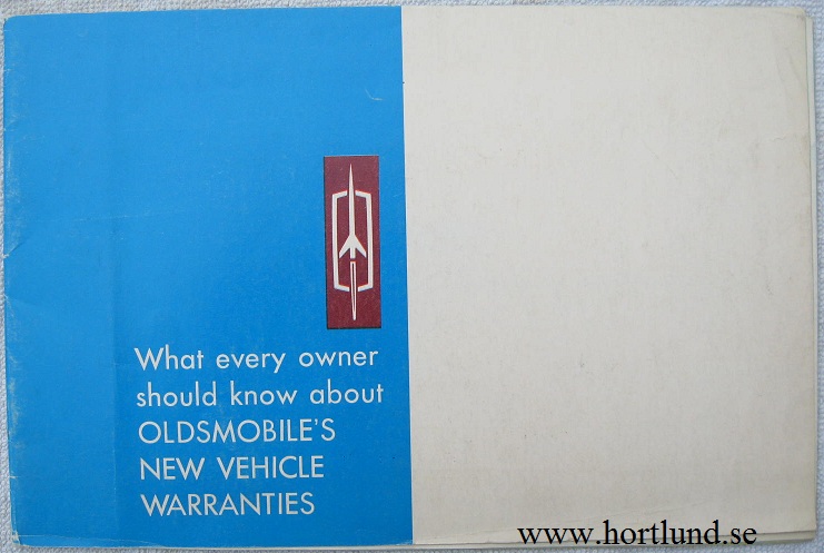 1968 Oldsmobile New-Vehicle Warranties