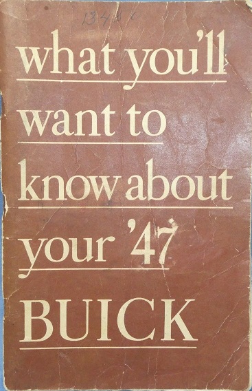 1947 Buick Owners Manual