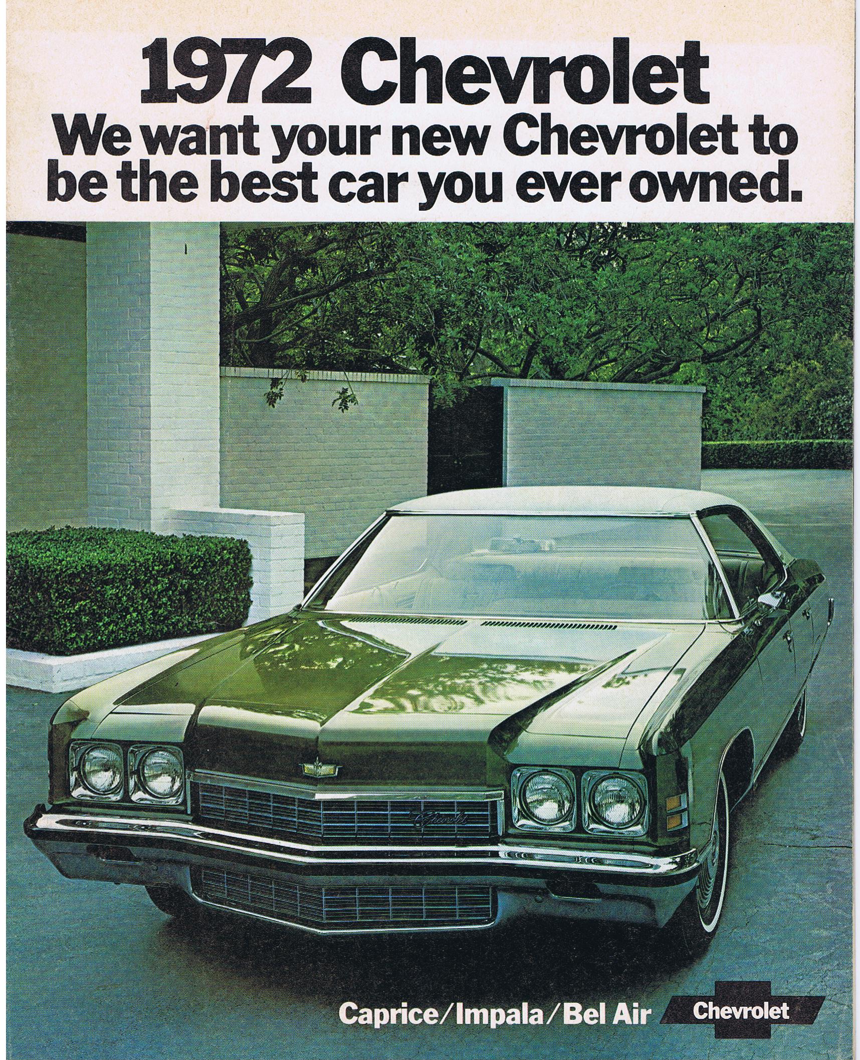 1972 Chevrolet Broschyr Caprice / Impala / Bel Air