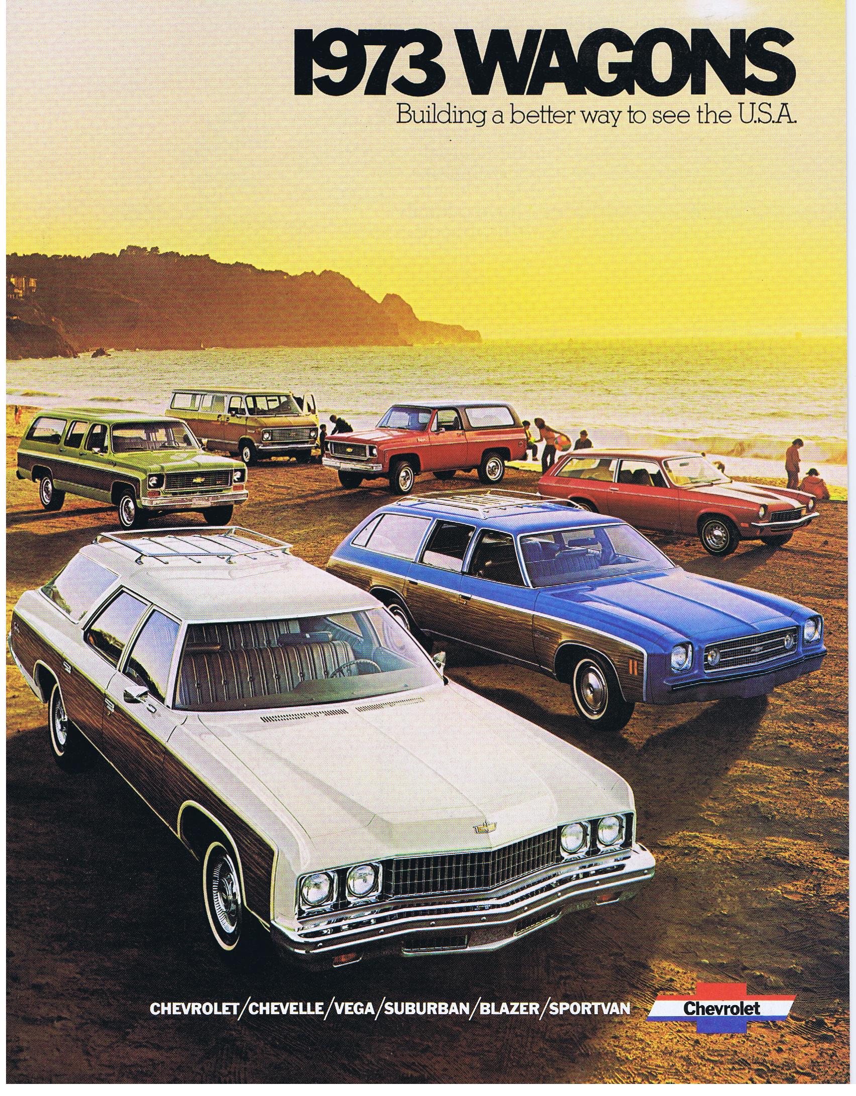 1973 Chevrolet Wagons Broschyr