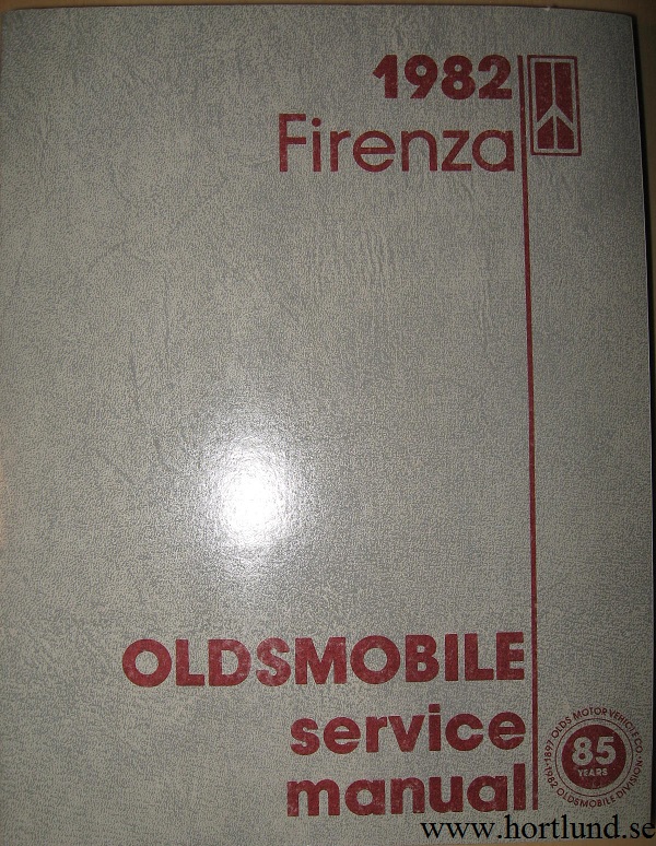 1982 Oldsmobile Firenza Service Manual