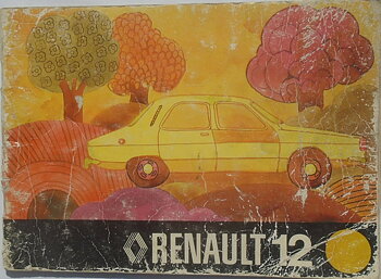 1976 Renault 12 Instruktionsbok