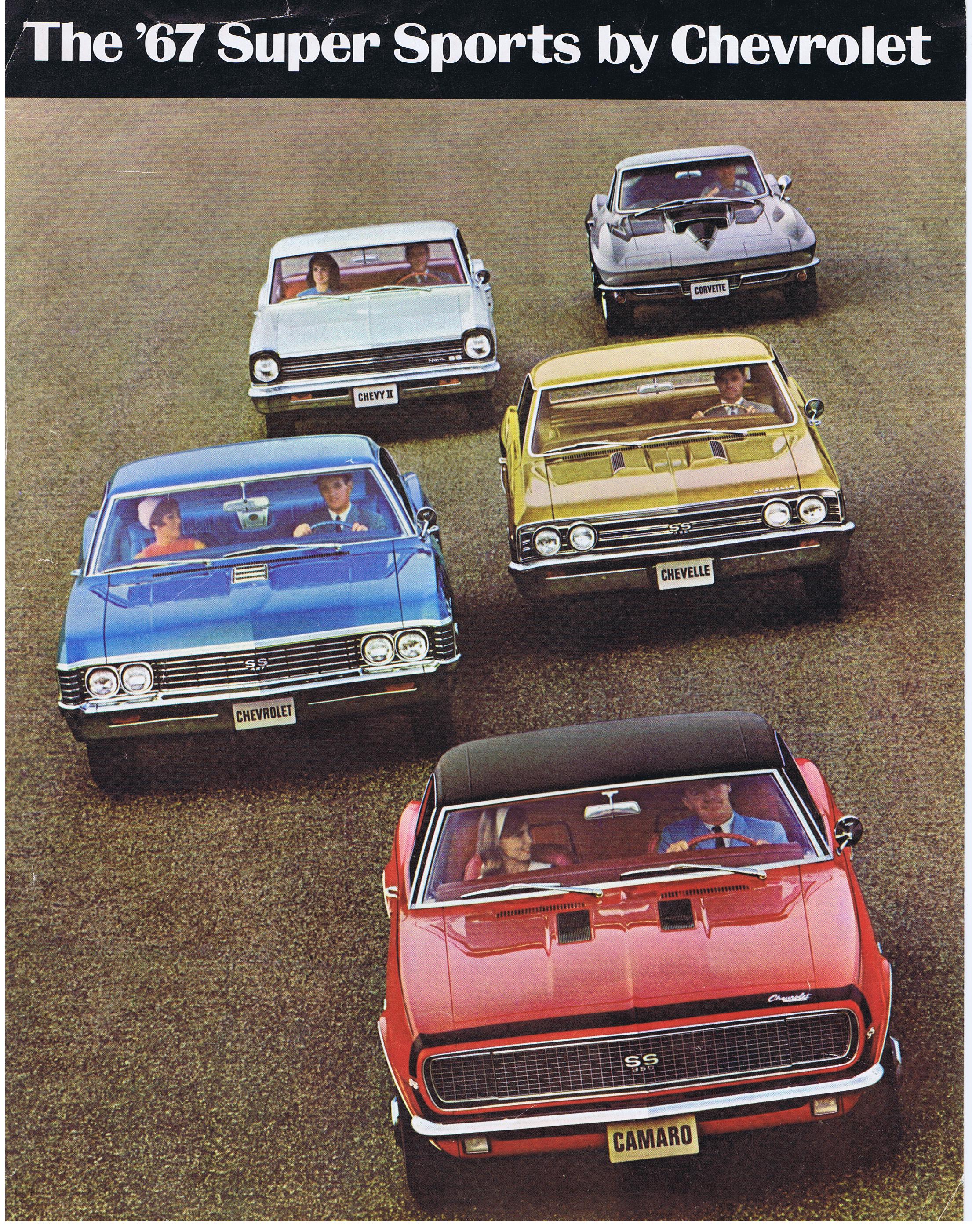 1967 Chevrolet Försäljningsfolder Super Sports By Chevrolet Stor
