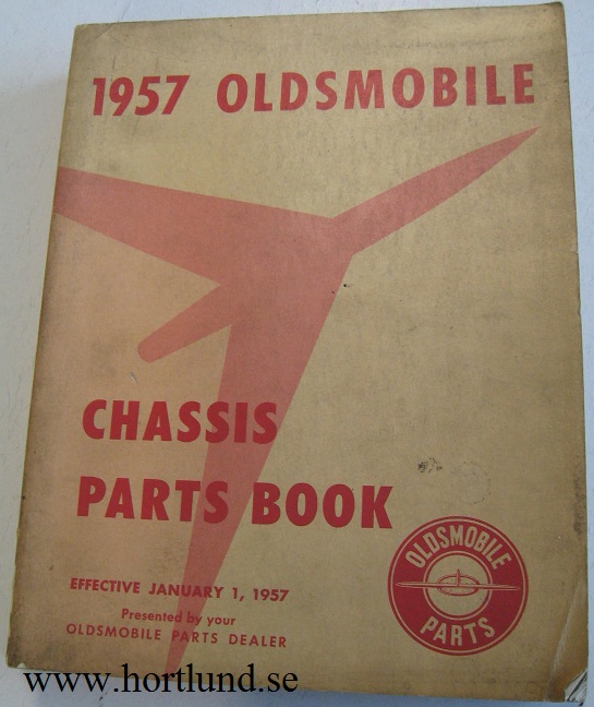 1957 Oldsmobile Chassis Parts Book