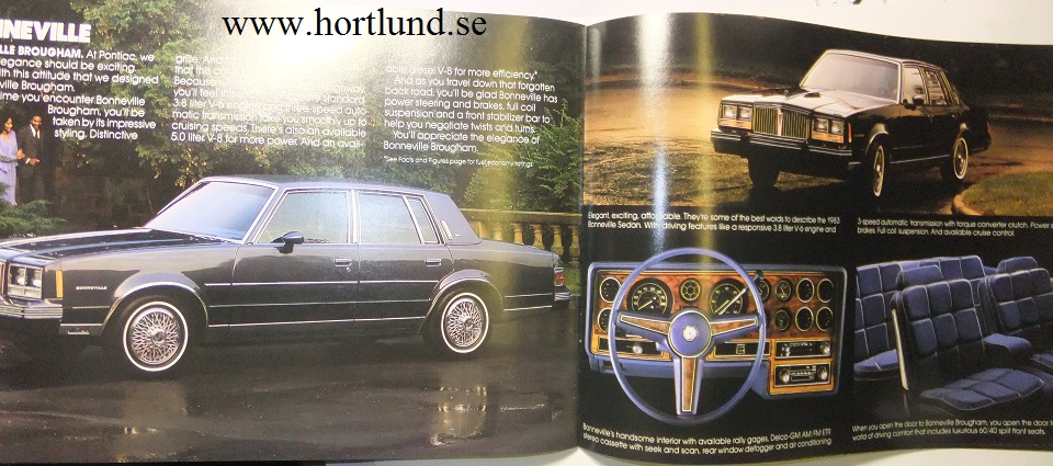 1983 Pontiac broschyr alla modeller - 3