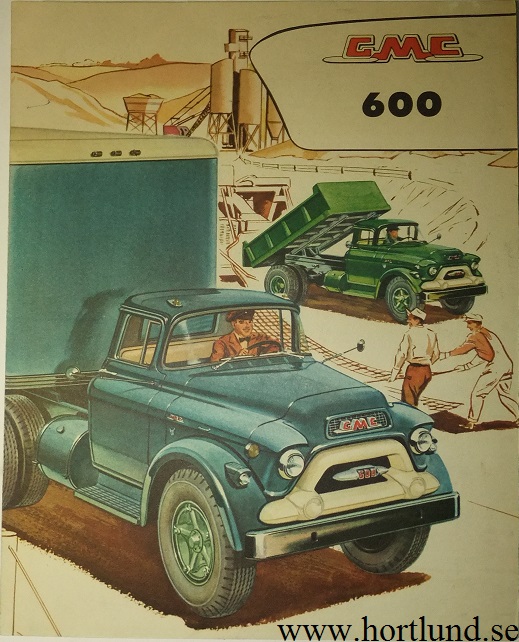 1957 GMC 600 Truck Broschyr