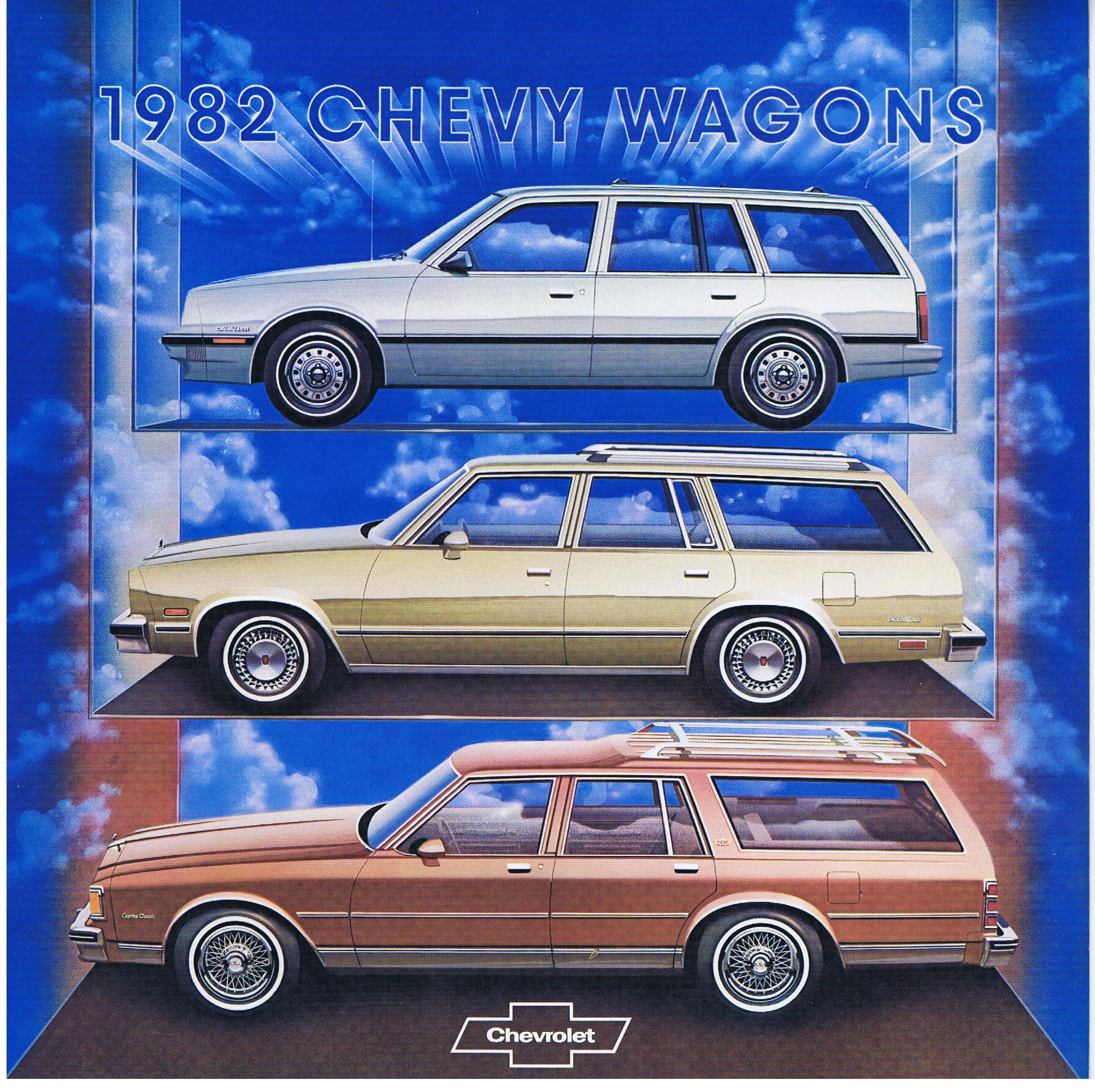 1982 Chevrolet Wagons Broschyr