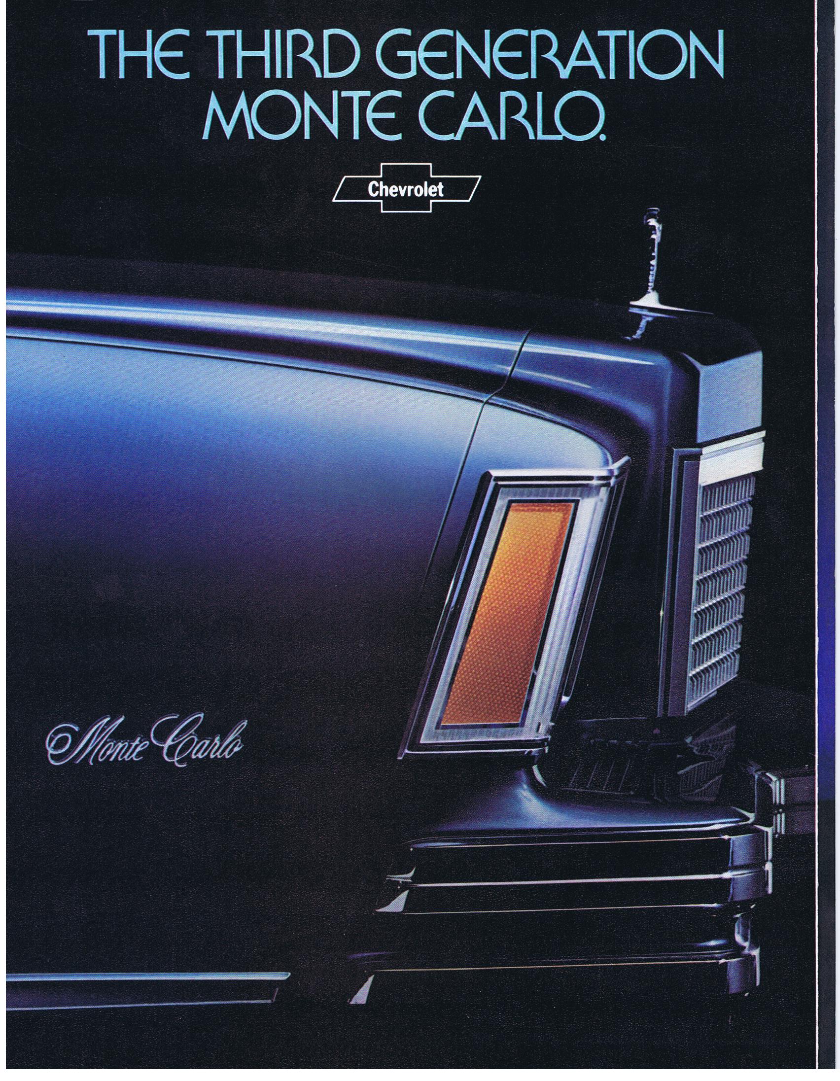 1978 Chevrolet Monte Carlo Broschyr