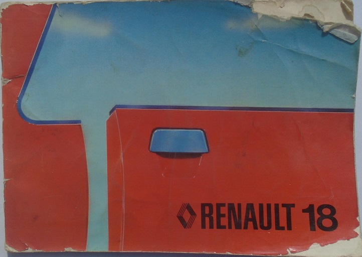 1980 Renault 18 instruktionsbok