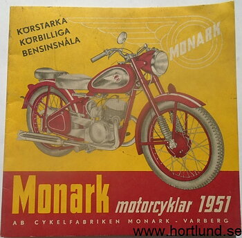 1951 Monark 400 300 71 272 75 276  broschyr svensk
