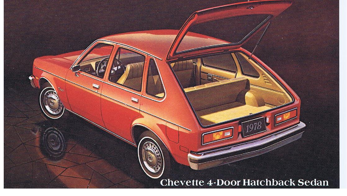 1978 Chevrolet Chevette Vykort