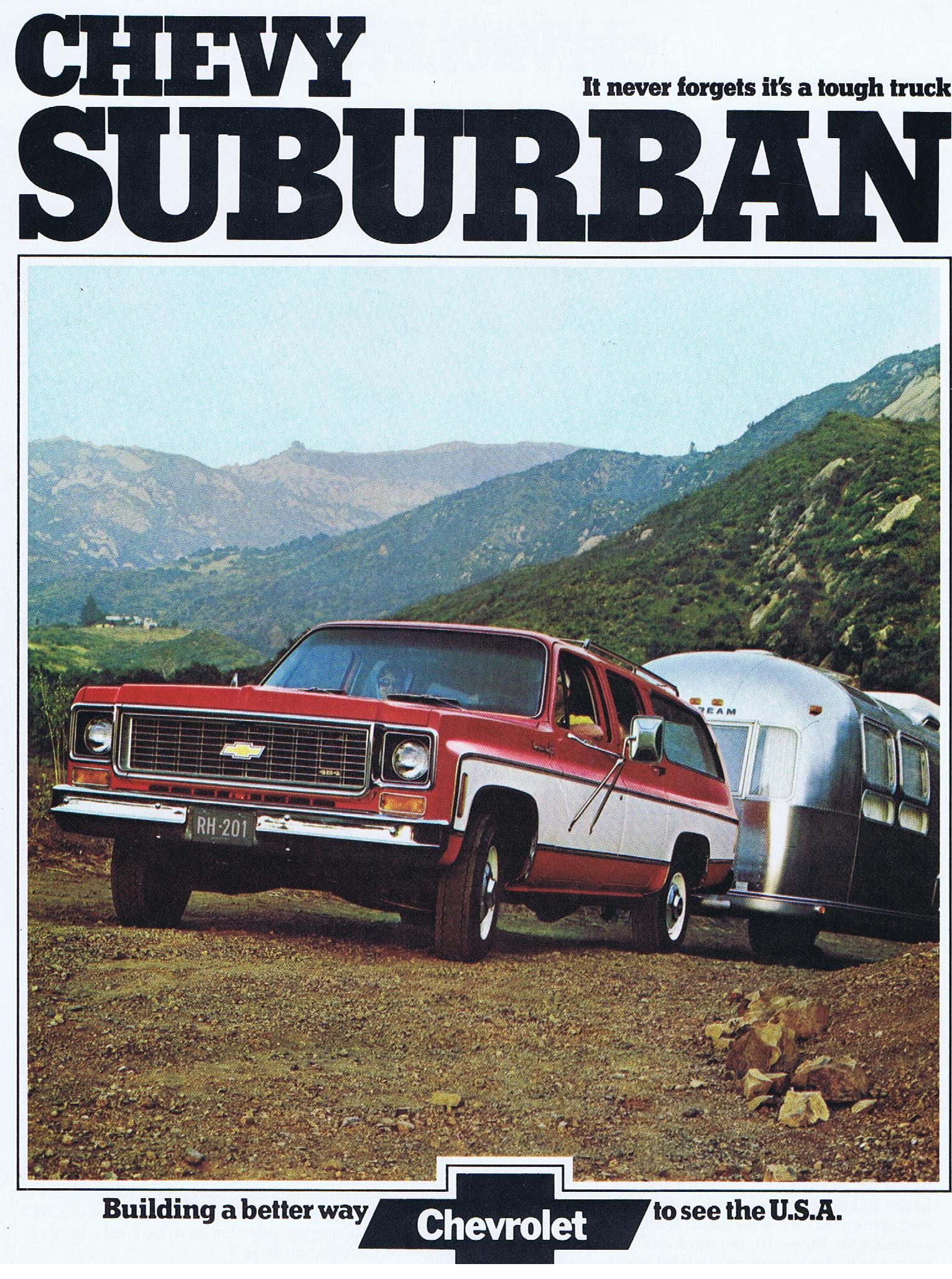 1973 Chevrolet Suburban Broschyr