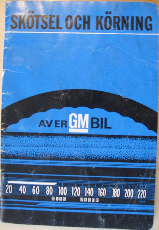 1969 GM Skötsel och Körning av Er GM Bil