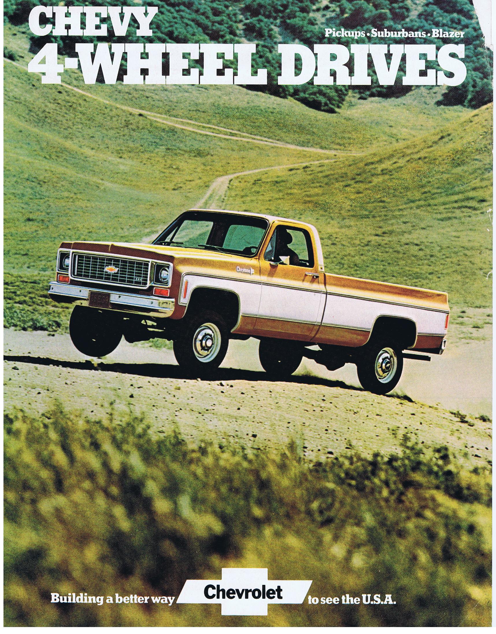1973 Chevrolet 4 Wheel Drives Broschyr
