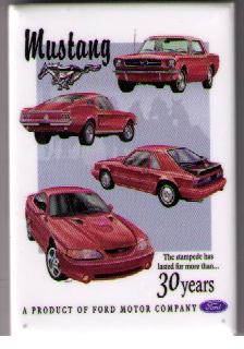 Mustang 30 Years kylskåpsmagnet