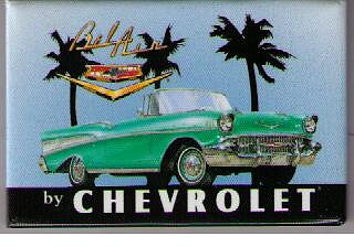 1957 Chevrolet Bel Air Convertible kylskåpsmagnet