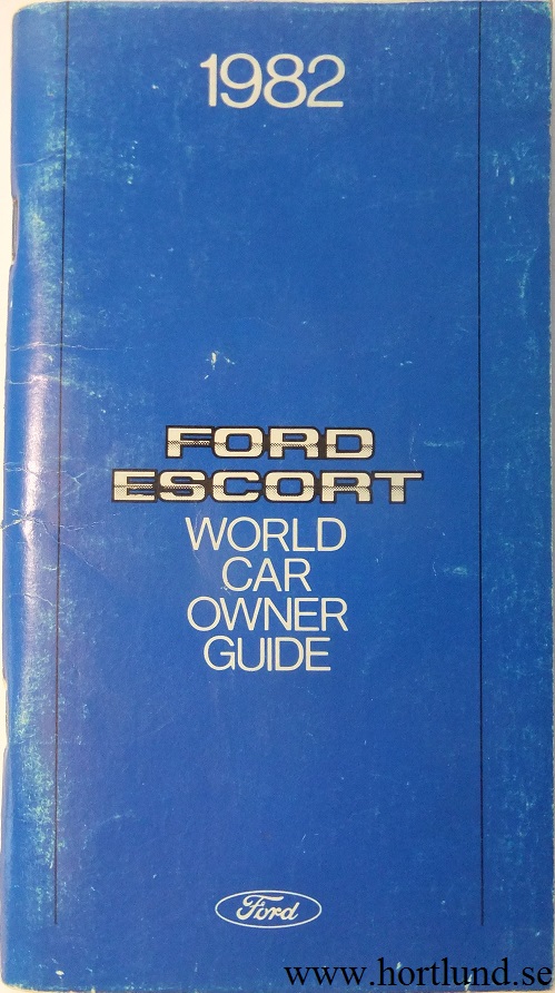 1982 Ford Escort Owner's Guide