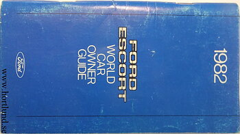 1982 Ford Escort Owner's Guide
