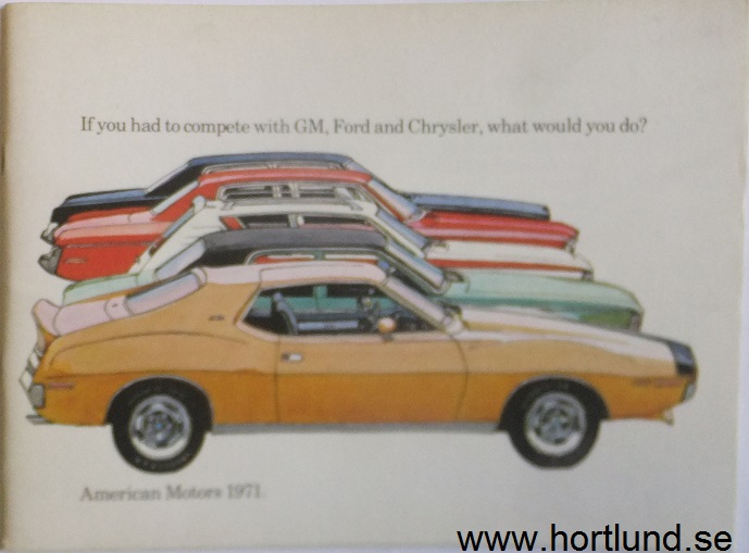 1971 AMC broschyr If you had to...