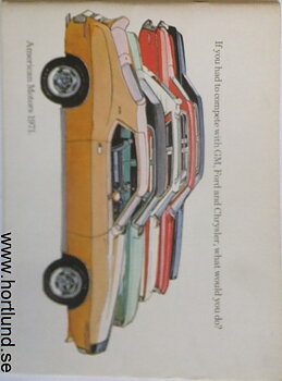 1971 AMC broschyr If you had to...