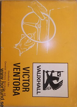 1972 Vauxhall Victor och Ventora Instruktionsbok svensk