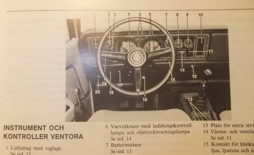 1972 Vauxhall Victor och Ventora Instruktionsbok svensk - 3