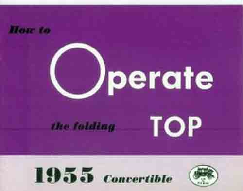 1955 GM How to operate the folding top