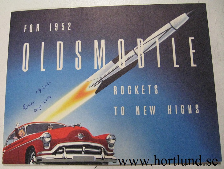 1952 Oldsmobile broschyr färg
