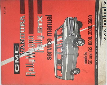 1971 GMC Van Service Manual