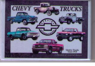 Chevrolet Trucks kylskåpsmagnet