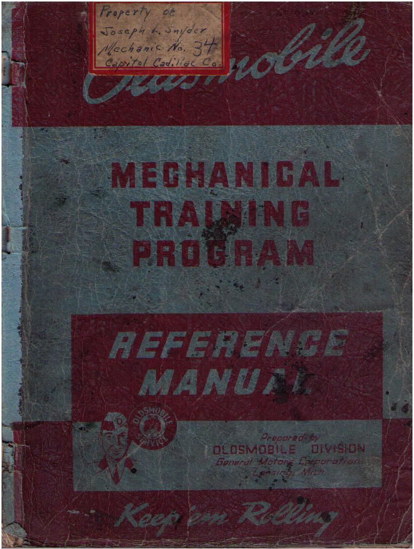 1938 - 1942 Oldsmobile Mechanical Training Program