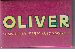Oliver kylskåpsmagnet