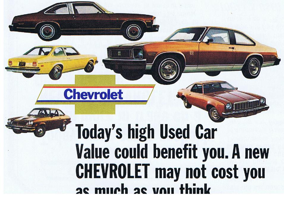 1975 Chevrolet Mailer