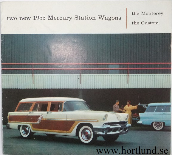 1955 Mercury Station Wagons broschyr