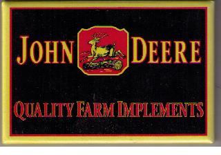 John Deere kylskåpsmagnet