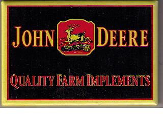 John Deere kylskåpsmagnet